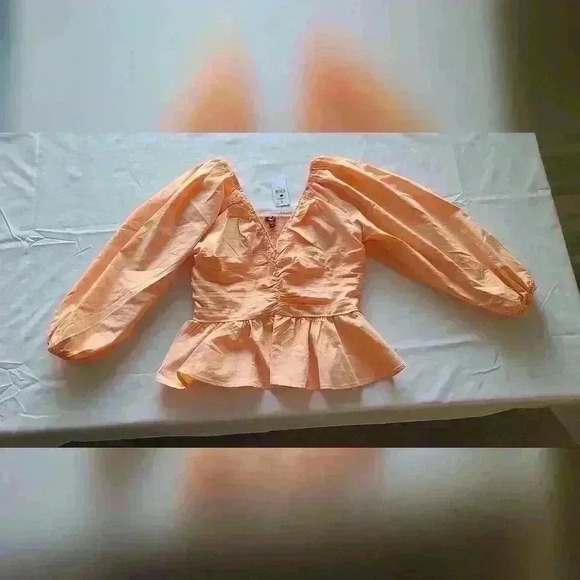 Express orange blouse size xs - Picture 5 of 16